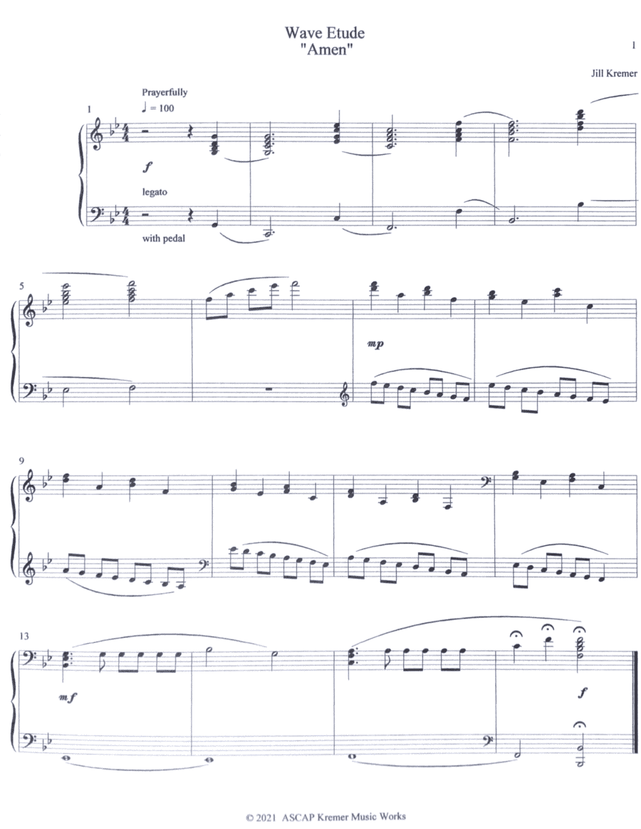 Wave Etude "Amen"