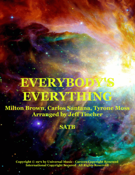 Everybody's Everything (arr. Jeff Tincher)