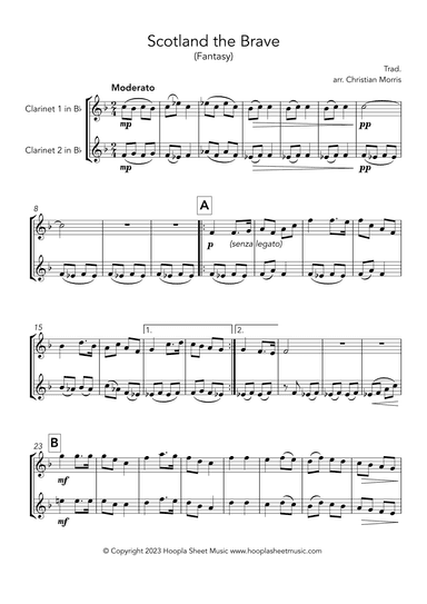 Scotland the Brave (arr. Christian Morris)