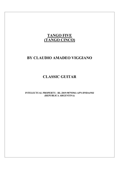 TANGO FIVE (TANGO CINCO)