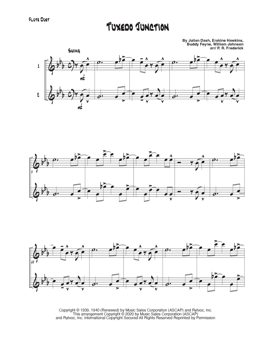 Tuxedo Junction (arr. P. R. Frederick)