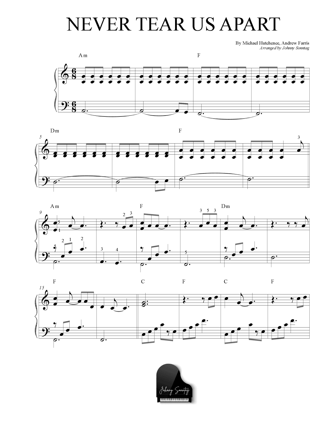 Never Tear Us Apart (arr. Johnny Sonntag)