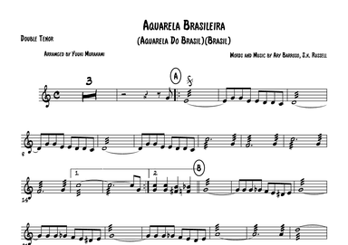Aquarela Brasileira (aquarela Do Brasil) (brasil) (arr. Yuuki Murakami)