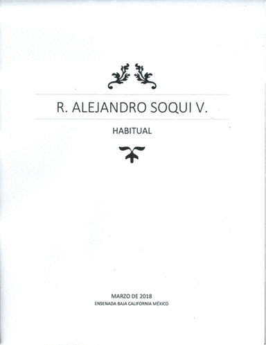 Habitual - Alejandro Soqui