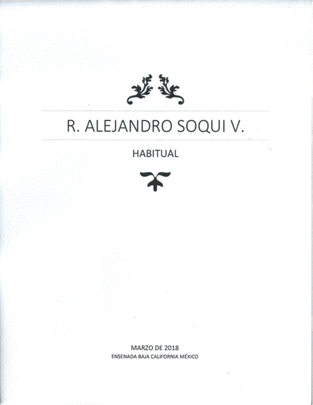 Habitual - Alejandro Soqui