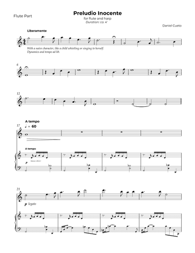 AKADEMIA for flute and harp