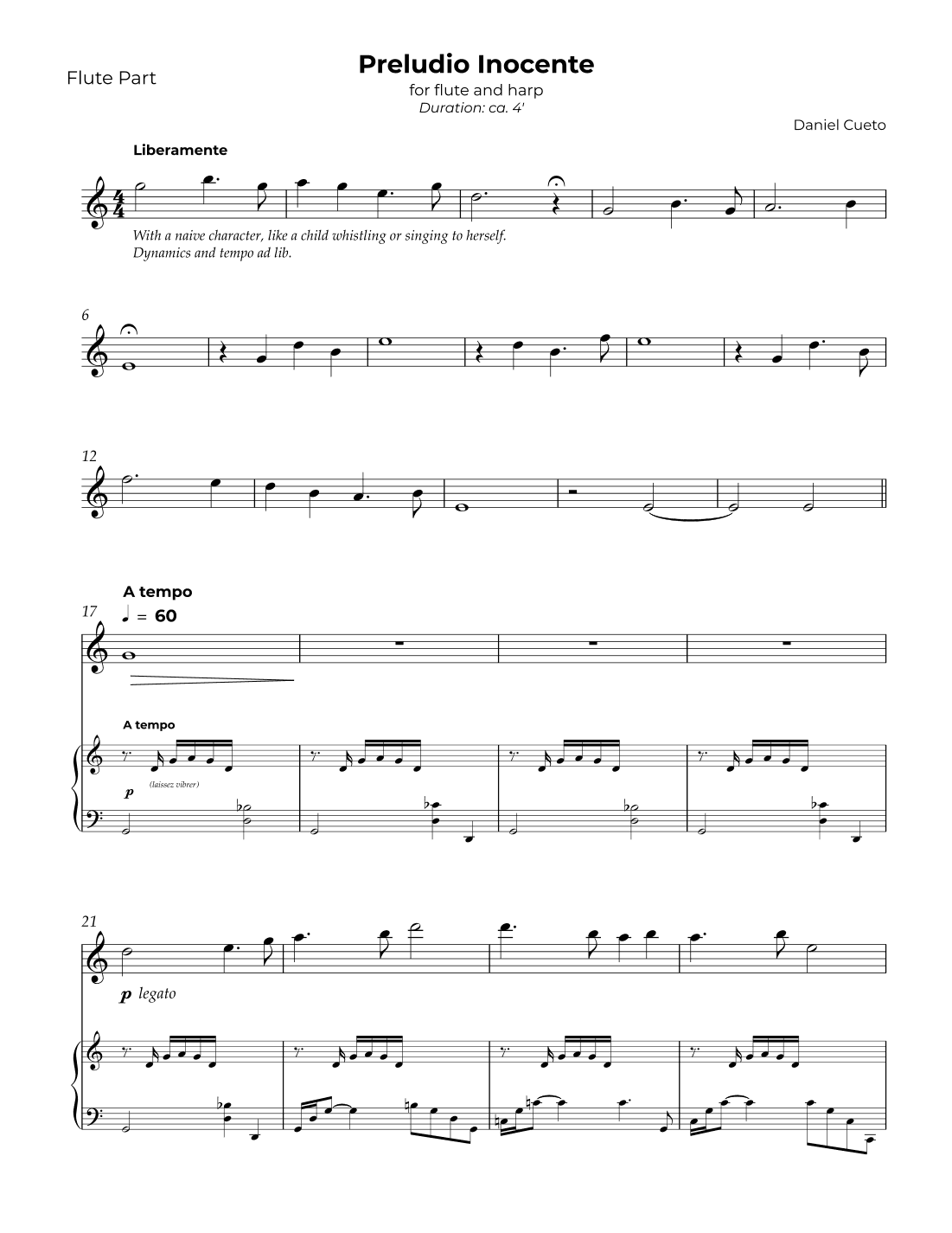 AKADEMIA for flute and harp