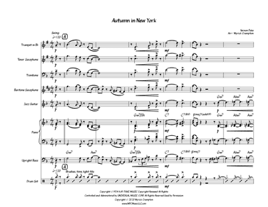 Autumn In New York (arr. Myrick Crampton)