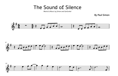 The Sound Of Silence (arr. Funtom)