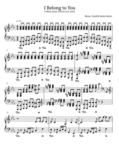 I Belong To You (+ Mon Coeur S'ouvre A Ta Voix) (arr. M. Sloan)