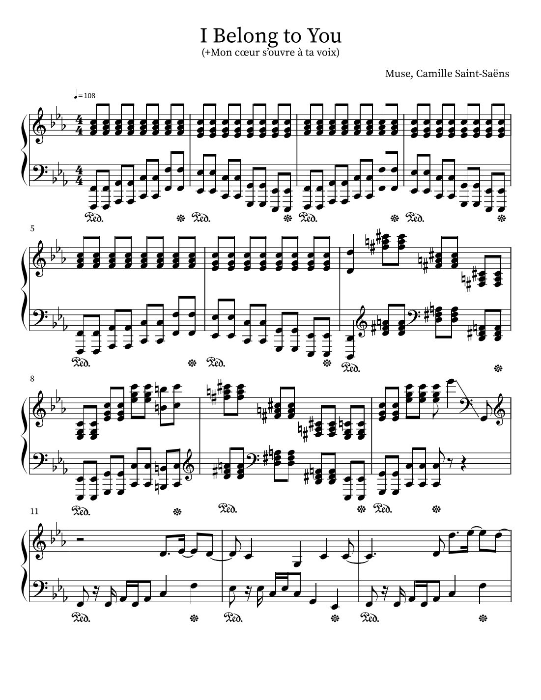 I Belong To You (+ Mon Coeur S'ouvre A Ta Voix) (arr. M. Sloan)