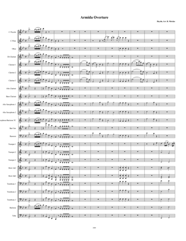 Armida Overture (arr. Brandyn Metzko)