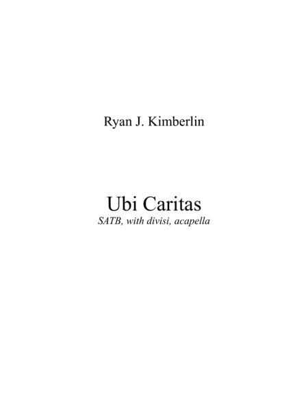 Ubi Caritas
