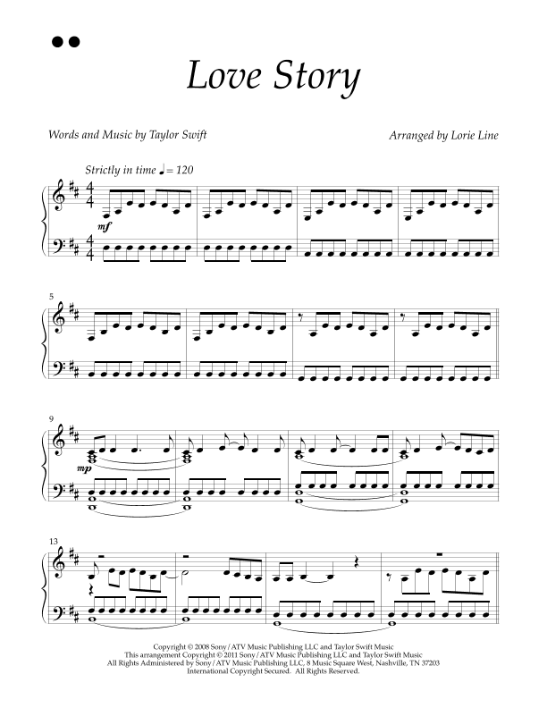 Love Story (arr. Lorie Line)