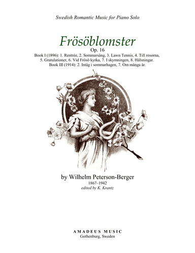 Frösöblomster Op. 16 book 1 (complete) for piano solo (letter format) (arr. K. Krantz)