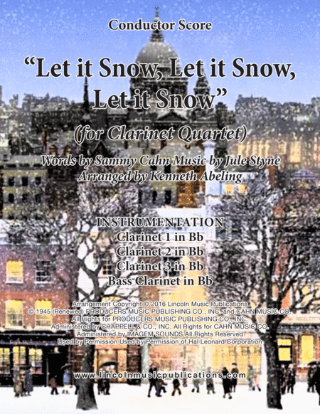 Let It Snow! Let It Snow! Let It Snow! (arr. Kenneth Abeling)