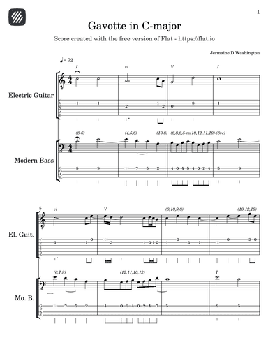 Gavotte in C-major