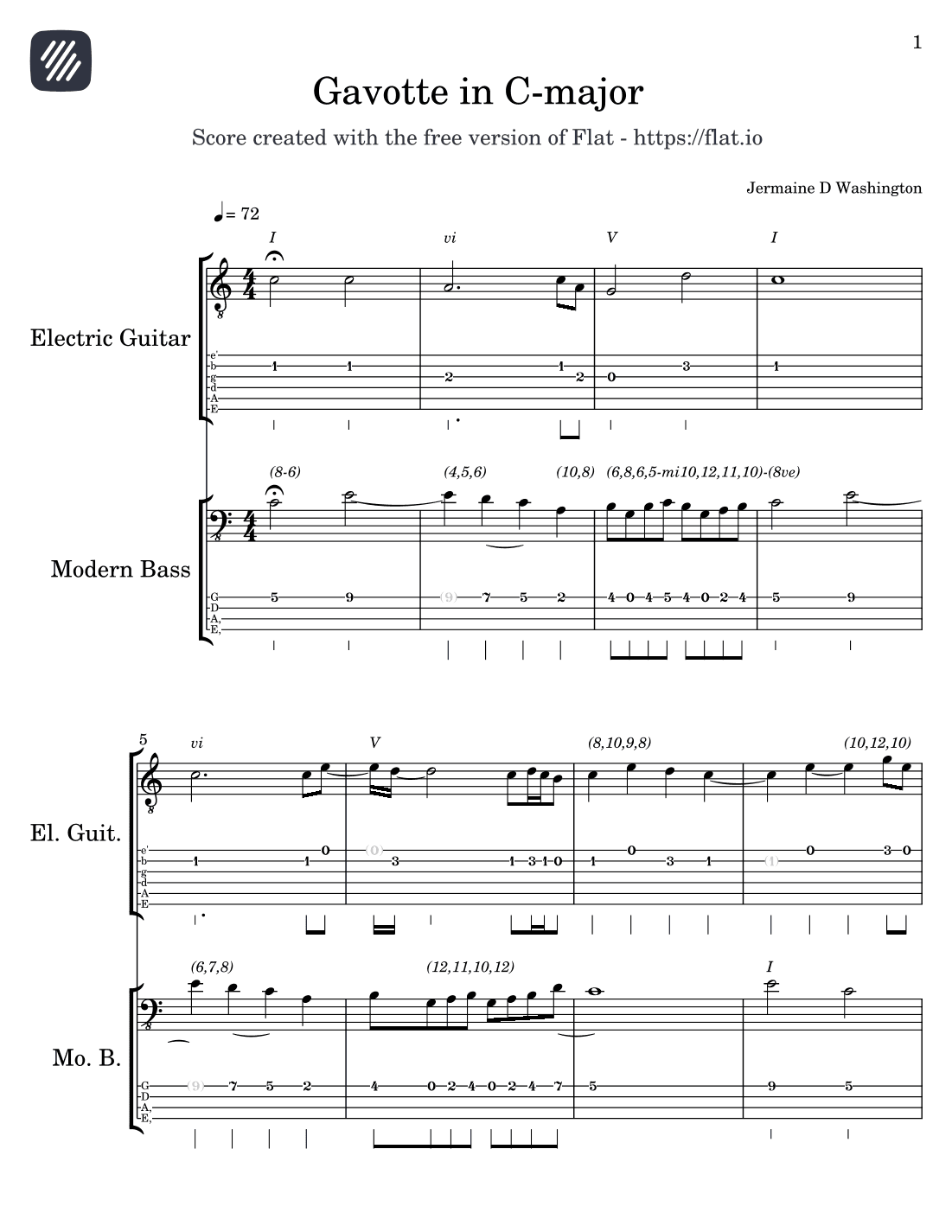 Gavotte in C-major