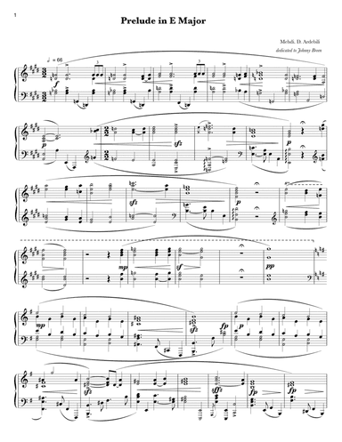Prelude in E Major
