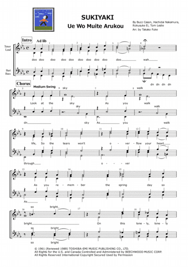 Sukiyaki (arr. Takako Fuke)