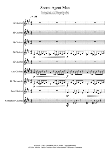Secret Agent Man (arr. George March)