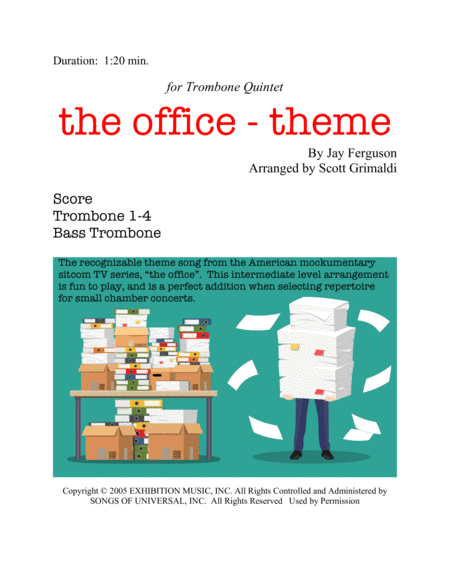 The Office - Theme (arr. Scott Grimaldi)