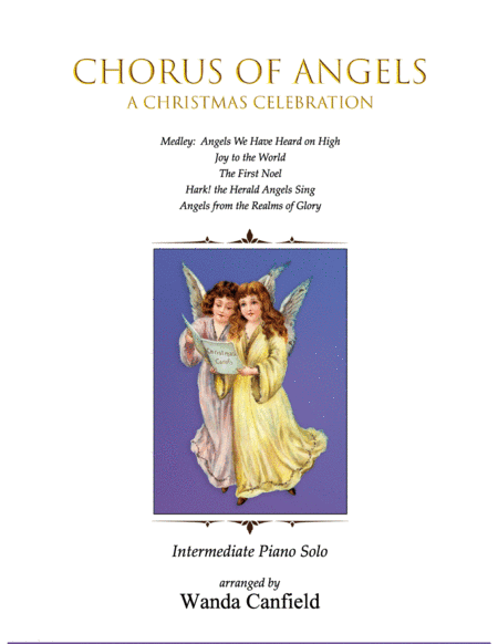 Chorus of Angels (A Christmas Celebration) for piano solo (arr. Wanda Canfield)