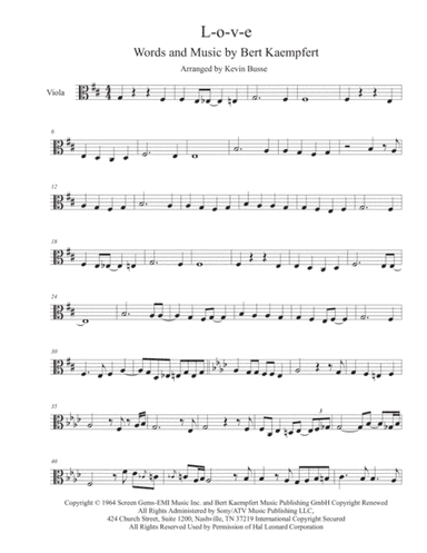 L-O-V-E (arr. Kevin Busse)