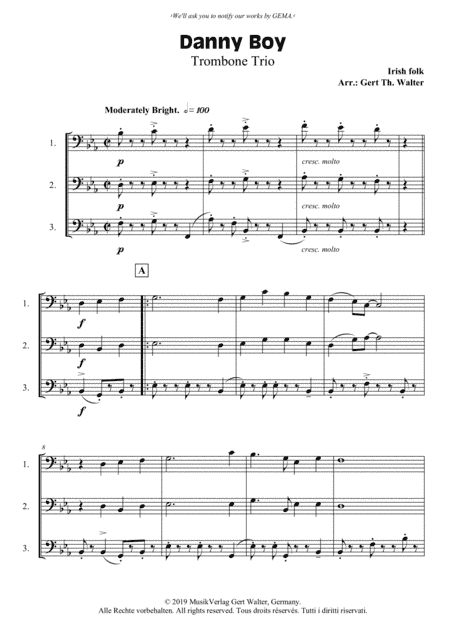 Danny Boy (arr. Gert Th. Walter)