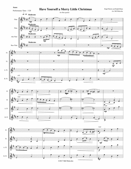 Have Yourself A Merry Little Christmas  from MEET ME IN ST. LOUIS (arr. Bill Malcolm)