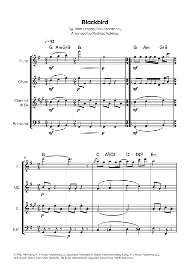 Blackbird (arr. Rodrigo Faleiros)