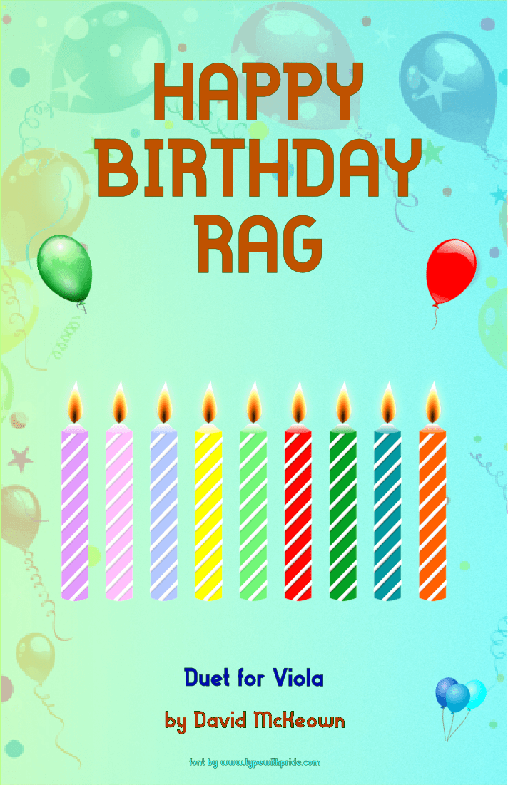 Happy Birthday Rag, for Viola Duet (arr. David McKeown)