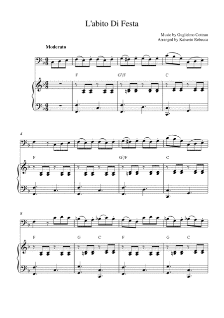 L'abito Di Festa (arr. Kaiserin Rebecca)