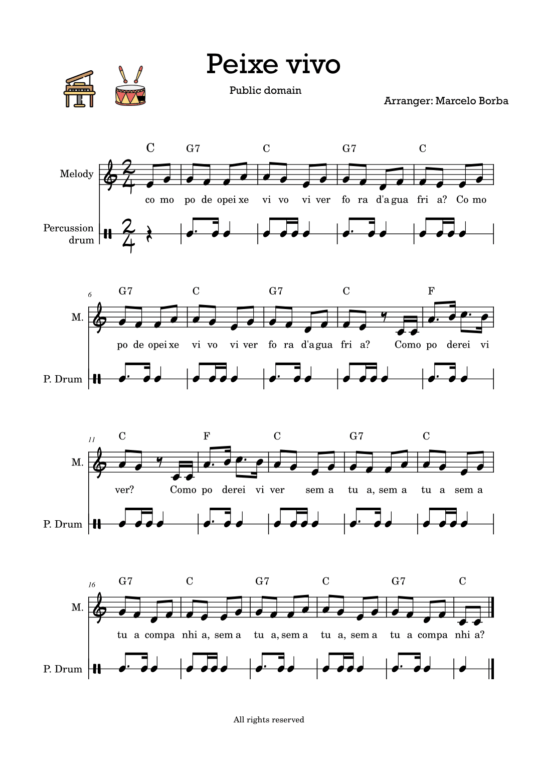 Peixe Vivo (Duet) (arr. Marcelo Borba)