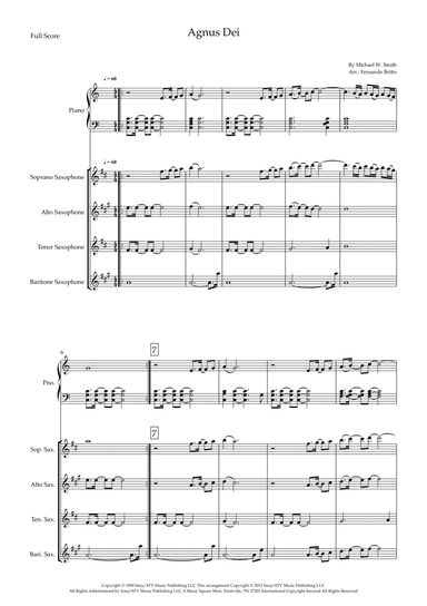 Agnus Dei (arr. Fernando Britto)