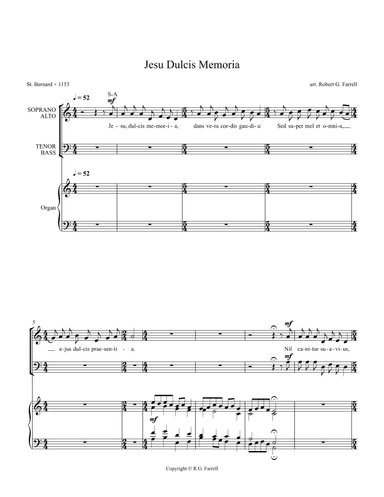 Jesu Dulcis Memoria
