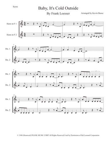 Baby, It's Cold Outside (arr. Kevin Busse)