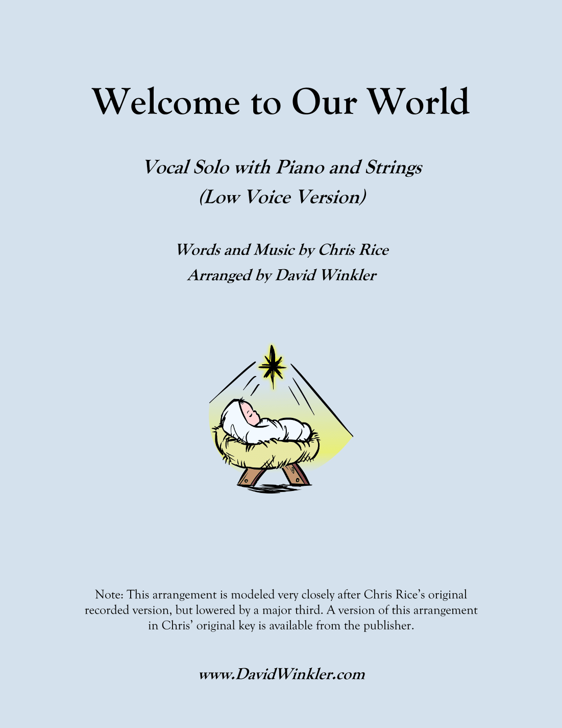 Welcome To Our World (arr. David Winkler)