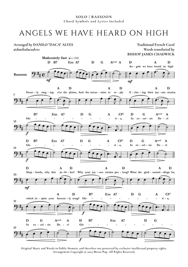 Angels We Have Heard On High (arr. Danilo "Daca" Alves)
