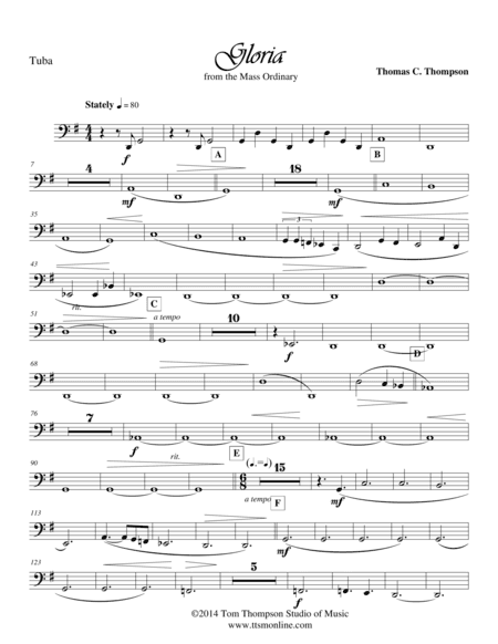 GLORIA - tuba