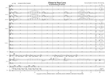 Closer To Your Love (arr. Mike Campbell)