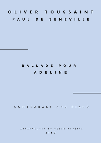 Ballade Pour Adeline (arr. César Madeira)