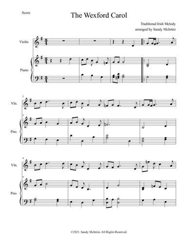 The Wexford Carol (arr. Sandy McIntire)