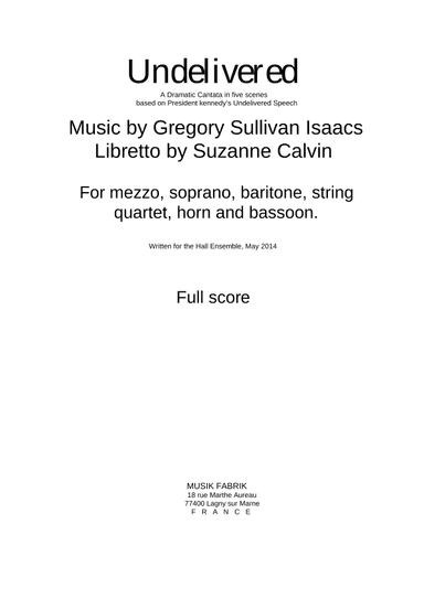 Undelivered - Score Only