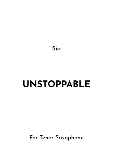 Unstoppable (arr. Jireh J.)