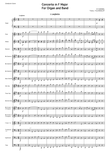 Concerto for Organ and Concert Band (arr. Yves Bouillot)
