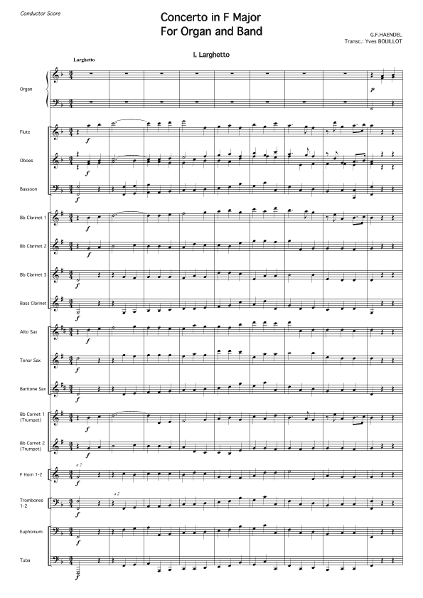 Concerto for Organ and Concert Band (arr. Yves Bouillot)