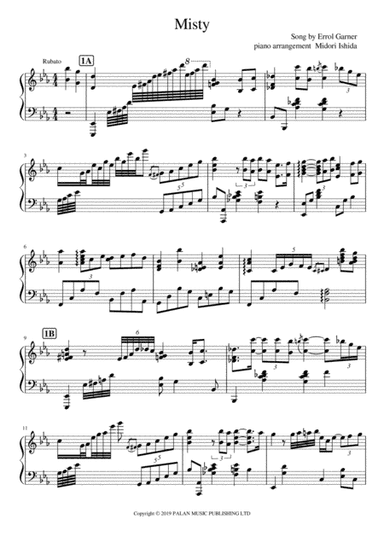 Misty (arr. Midori Ishida AKA minonin)