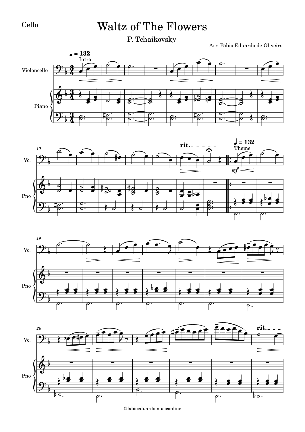 Waltz Of The Flowers (Tchaikovsky) (arr. Fabio Eduardo de Oliveira)