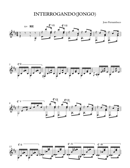 INTERROGANDO (JONGO) (arr. Islo Nantes)